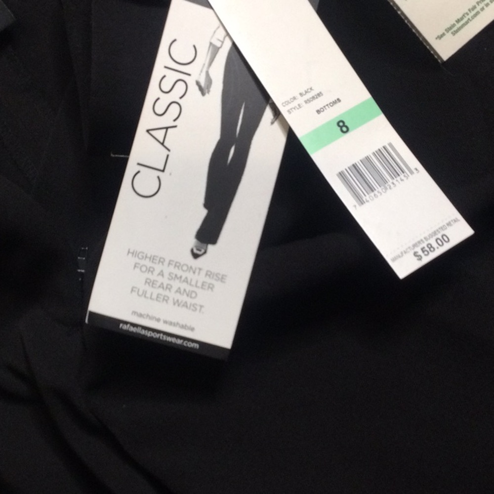 🆕NWT Rafaella Classic Higher Front Rise 2 Way Stretch Slacks/Pants 8 - Picture 2 of 14